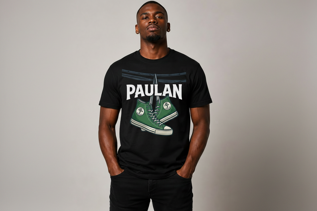 PAULAN Lace Up Culture Tee