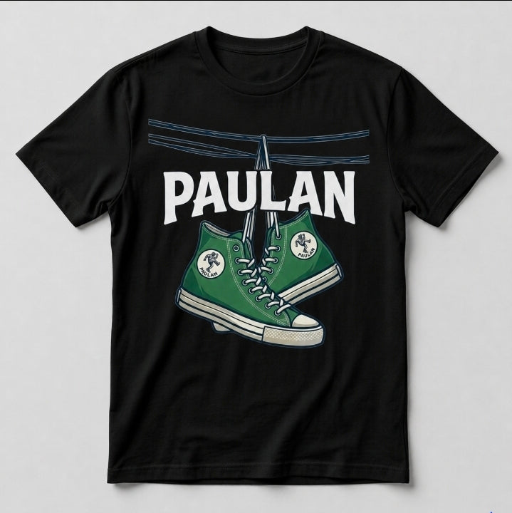 PAULAN Lace Up Culture Tee