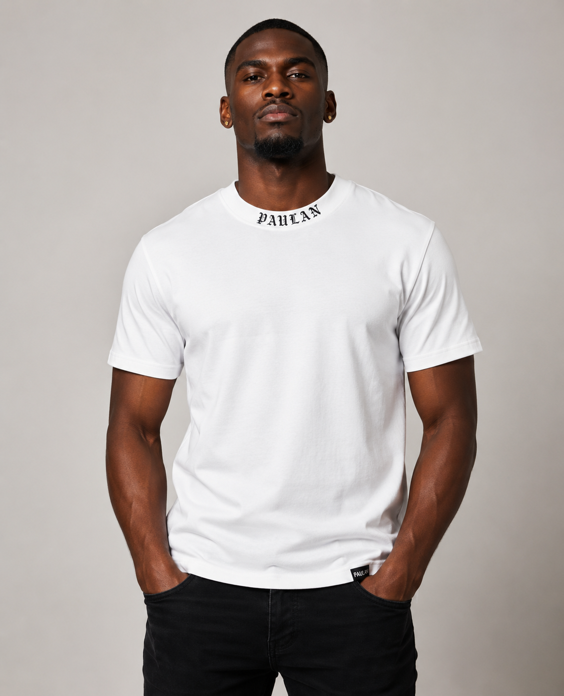 PAULAN Signature Oversized Tee – White Edition